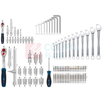 博世 BOSCH 134件紧固工具组套 1600A03AL1