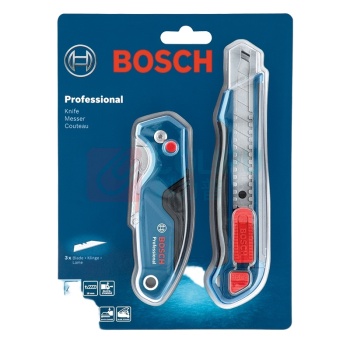 博世 BOSCH 2件刀具组套(美工刀+折叠刀) 1600A016BM