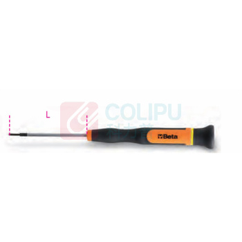 百塔 微型一字螺丝刀 1257LP 0.5x3MM