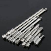 波斯 短十字螺丝刀 BS468507 合金钢 6.3×25mm 磁吸 S2工具钢 PH2×25mm 10支/包 包