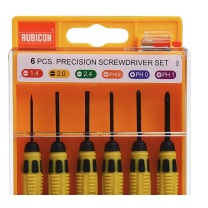 罗宾汉 RUBICON 精密螺丝刀一字 RES-102 长106mm 6支组
