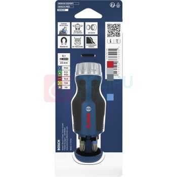 博世 BOSCH 短款棘轮螺丝批组套(6批头) 1600A039PW