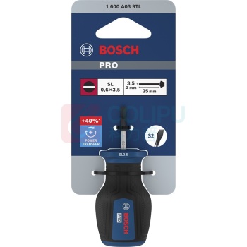 博世 BOSCH PRO短柄螺丝刀 SL0.8x3.5x25mm 1600A039TL