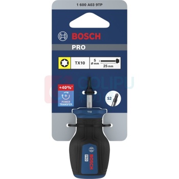 博世 BOSCH PRO短柄螺丝刀 TX10x25mm 1600A039TP