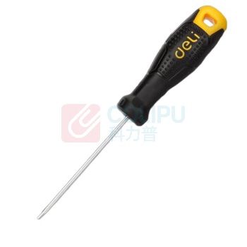 得力工具 一字螺丝批(黄)6x250mm DL6262501