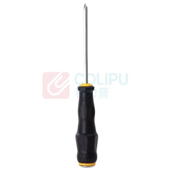 得力工具 十字橡塑柄穿心螺丝批PH4x300 DL627012