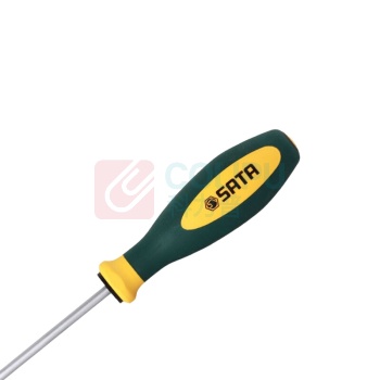 世达 SATA G系列双色柄一字形螺丝批 63701 3x80MM