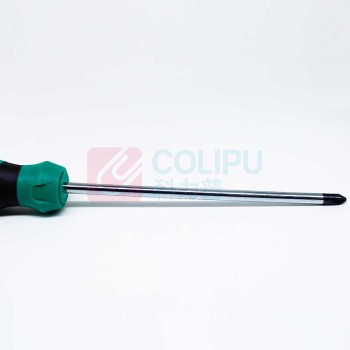 理联 十字起子、螺丝刀 6mm*150mm LN-T-QZ6150S (黑绿色)