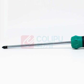 理联 十字起子、螺丝刀 6mm*150mm LN-T-QZ6150S (黑绿色)