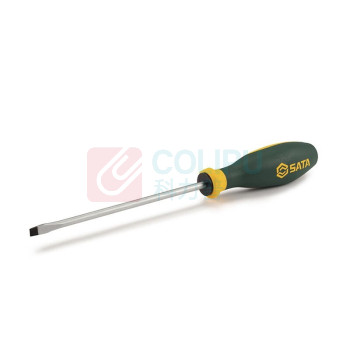 SATA G系列三色柄一字形螺丝批 5X150mm 63718 