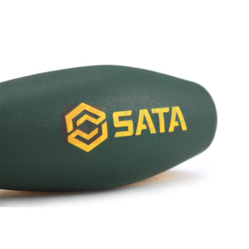 SATA G系列三色柄一字形螺丝批 5X150mm 63718 