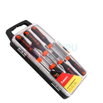 维度 WEDO 塑料盒螺丝刀6件套 WD610D-6 3*75mm,5*75,6*100,8*150,PH1*75,PH2*100