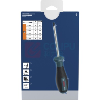 博世 BOSCH 6件PRO中孔花形螺丝刀组套 1600A03HU5