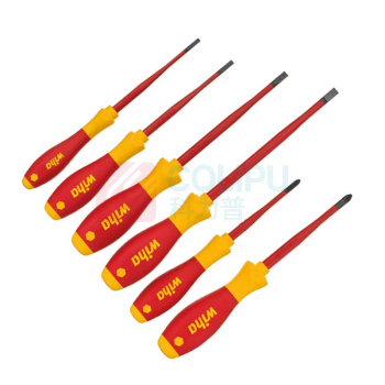 威汉 SoftFinish螺丝刀套装绝缘细杆6件套 35389 3201K6 SoftFinish electric slimFix
