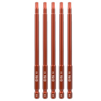 LAOA 14英寸单头内六角批头带磁螺丝批嘴H4.0*150 LA616240 10支