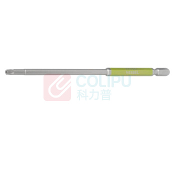 威威 带磁梅花批头 中孔梅花刚彩螺丝刀 GSVT25LH T25X150mm