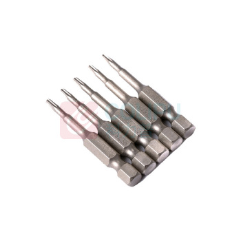 世达 SATA 5件套6.3MM系列50MM长花形旋具头 59331 T8