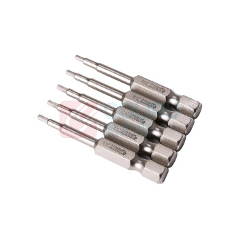 世达 SATA 5件套6.3MM系列50MM长六角旋具头 59352 2.5MM