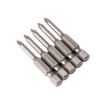 世达 SATA 5件套6.3MM系列50MM长十字旋具头 59321 #0