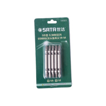 世达 SATA 5件套6.3MM系列65MM长双头旋具头 59385 #2/5.5MM