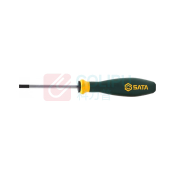 世达 SATA G系列三色柄一字形螺丝批5.5x300MM 63721 