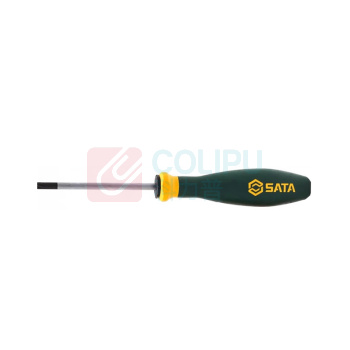 世达 SATA G系列三色柄一字形螺丝批5.5x300MM 63721 