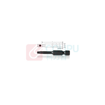 霹雳马 起子头(星型) 14644-50N 1/4"*T40*50 