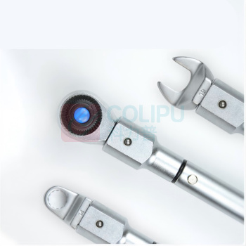 易苏达 开口扭力扳手 2.5-25Nm 活动头9*12mm 长度228mm