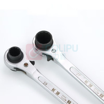 长城精工 尖尾套筒棘轮扳手双头汽修工具 427607 17x22mm