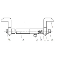 科路 车车辆轮对内距尺 GF218-2D 1345-1366mm 含第三方检测