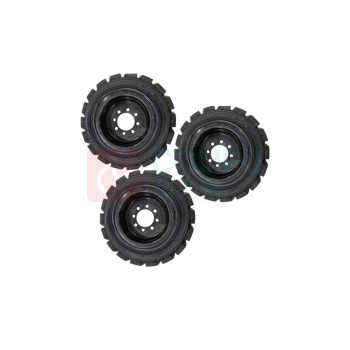 上工 工业实心轮胎 后轮带鼻实心轮胎含轮辋 CPD3T-3.5T 200*50-10