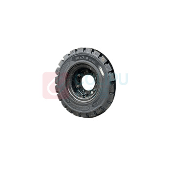 上工 工业后轮实心轮胎含轮辋 CPD2T-2.5T 18*7-8