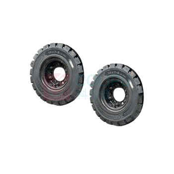 上工 工业后轮实心轮胎含轮辋 CPD2T-2.5T 18*7-8