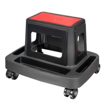 酷安腾 汽修工具凳修车凳汽车维修保养工具多功能移动修车凳收纳凳带滚轮 3631