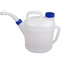 晶事达 塑料油壶 10L 圆柱型 附加油滤网和加油接管及盖