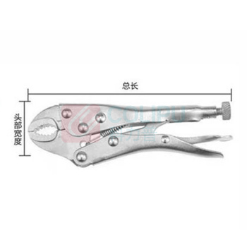 雷纳塔 三钉钢铬钒钢工业级大力钳 10寸 LNT-C4 0.52KG