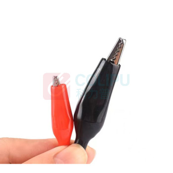 益鑫 鳄鱼电工夹 中号 10mm (黑色)