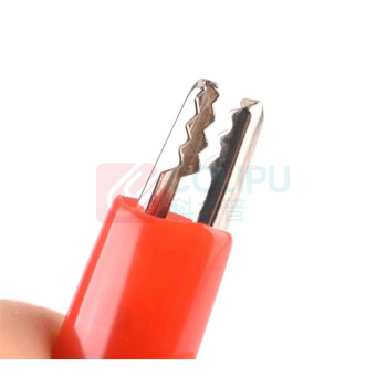 益鑫 鳄鱼电工夹 中号 10mm (红色)