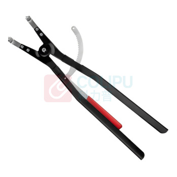 开拓 轴用挡圈直口内卡簧钳 11166 25寸 11-170mm 标配内卡弯头+直头各一副