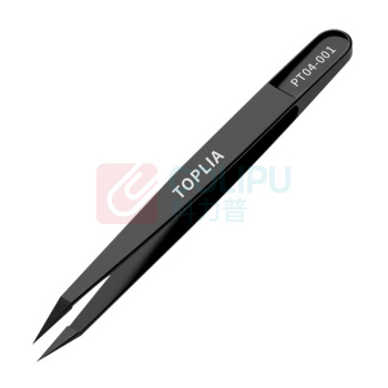 拓利亚 TOPLIA 防静电纤维特尖镊子 PT04-001 120mm