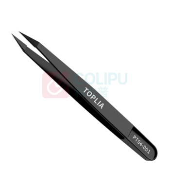 拓利亚 TOPLIA 防静电纤维特尖镊子 PT04-001 120mm