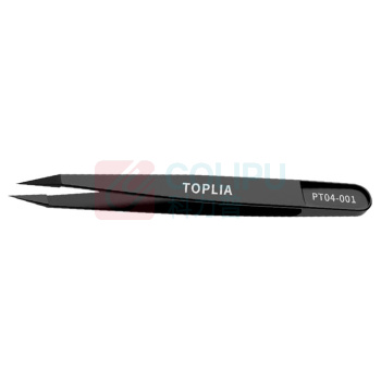 拓利亚 TOPLIA 防静电纤维特尖镊子 PT04-001 120mm