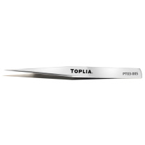 拓利亚 TOPLIA 防磁精密直型宽尖镊子ST-16 PT03-005 120mm