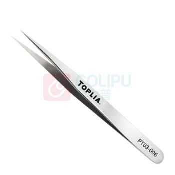拓利亚 TOPLIA 防磁精密直型尖头镊子ST-10 PT03-006 108mm
