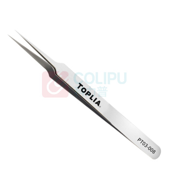 拓利亚 TOPLIA 防磁精密小型细尖镊子ST-14 PT03-008 110mm