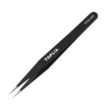 拓利亚 TOPLIA 防静电精密直型尖头镊子ESD-10 PT04-005 110mm