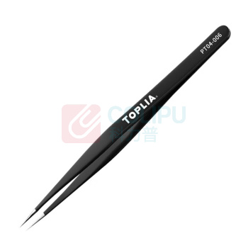 拓利亚 TOPLIA 防静电精密直型长尖头镊子ESD-11 PT04-006 150mm