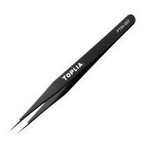 拓利亚 TOPLIA 防静电精密直型特尖镊子ESD-12 PT04-007 135mm