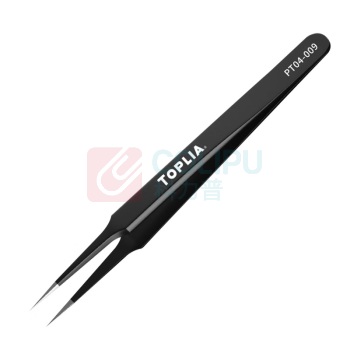 拓利亚 TOPLIA 防静电精密小型细尖镊子ESD-14 PT04-009 110mm