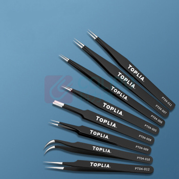 拓利亚 TOPLIA 防静电精密小型细尖镊子ESD-14 PT04-009 110mm